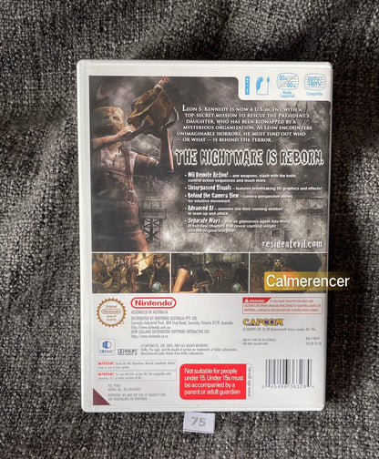 Resident Evil 4 Wii Edition- Nintendo Wii game