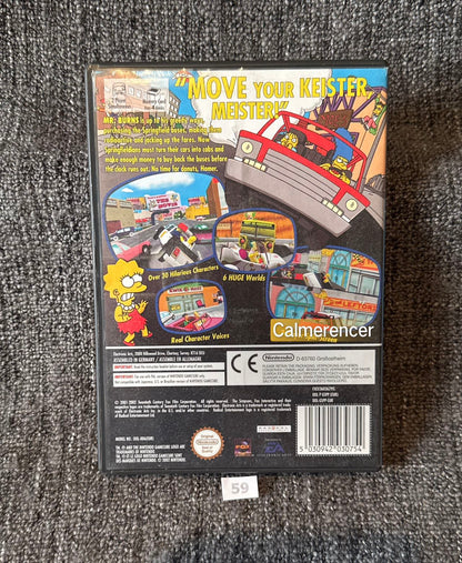 The Simpons Road Rage Game - Nintendo Gamecube - Pal Version