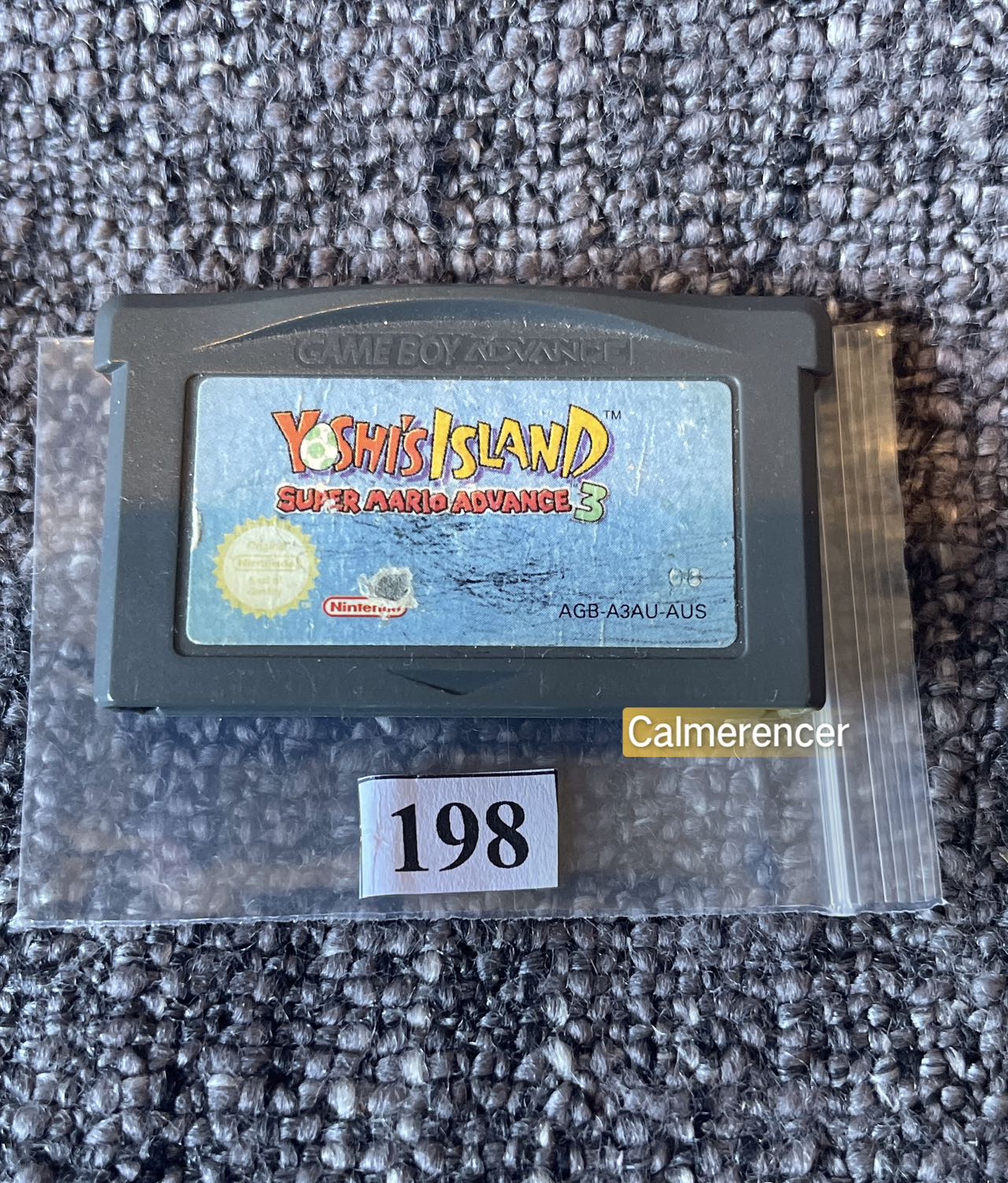 Yoshis Island Super Mario Advance 3 Game -Nintendo Gameboy Advance Cart GBA - Pal Version