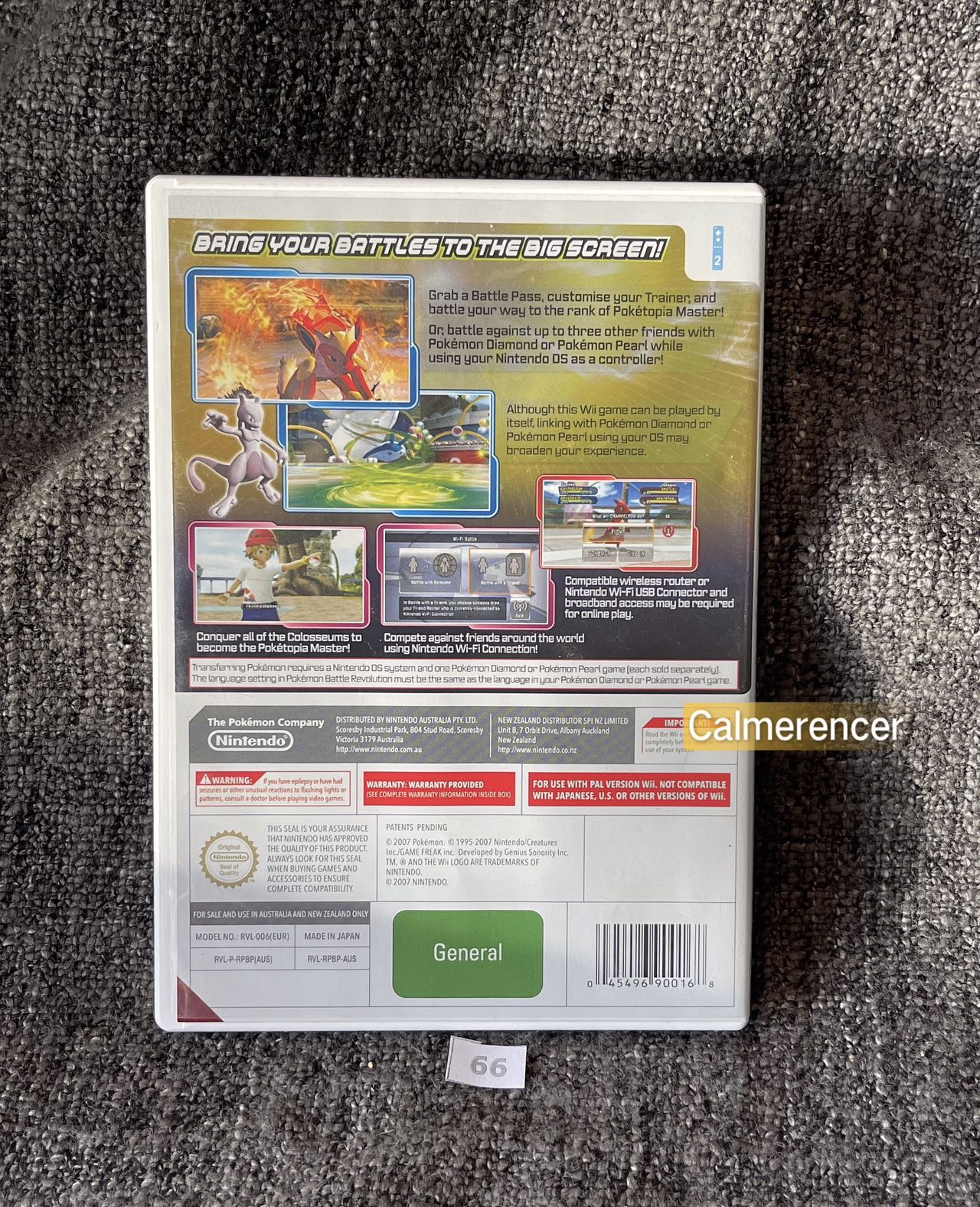 Pokemon Battle Revolution - Nintendo Wii game