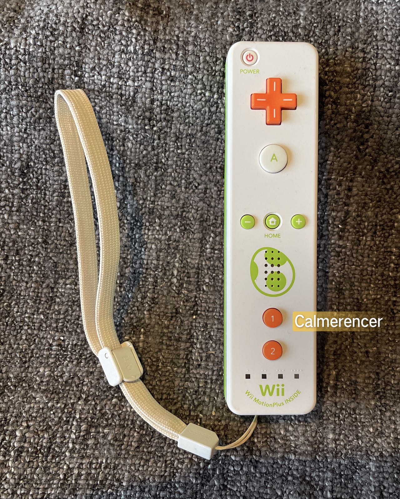 Yoshi Limited Edition Nintendo  Wii Controller - Genuine