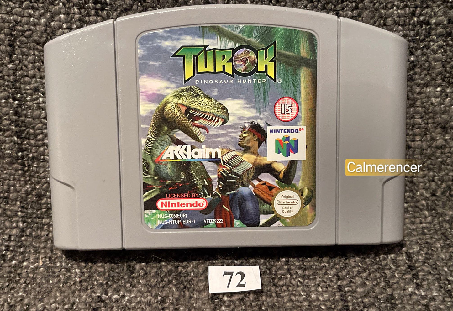 Turok Dinosaur Hunters - Nintendo 64 / N64 - Pal Version