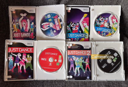 Just Dance Games 1-4  Nintendo Wii