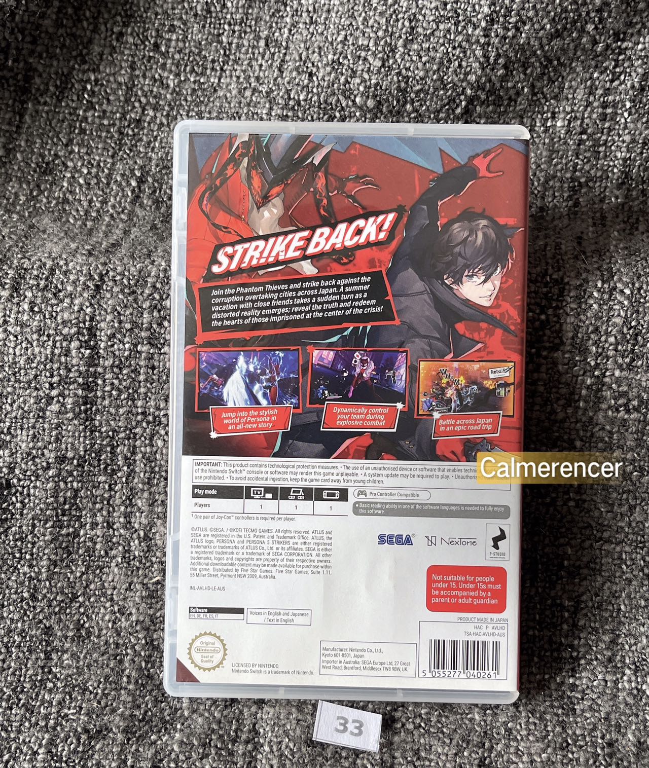 Persona 5 Strikers  Switch Game  - Nintendo