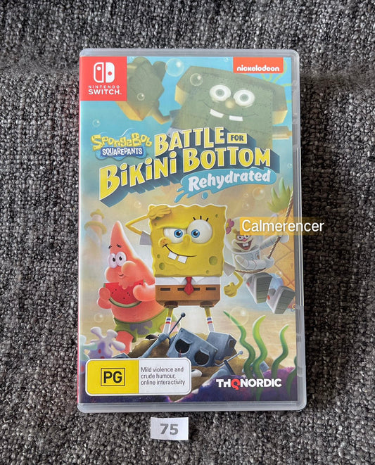 Spongebob Squarepants Battle For Bikini Bottom Rehydrated Game - Nintendo Switch