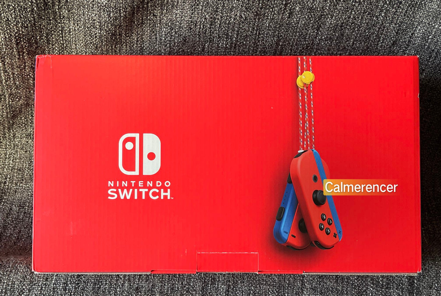 Mario Red And Blue Nintendo Switch Limited Edition Console Boxed - Like new