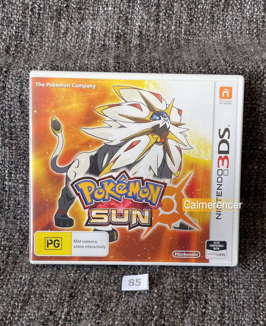 Pokemon Sun Game Nintendo 3DS