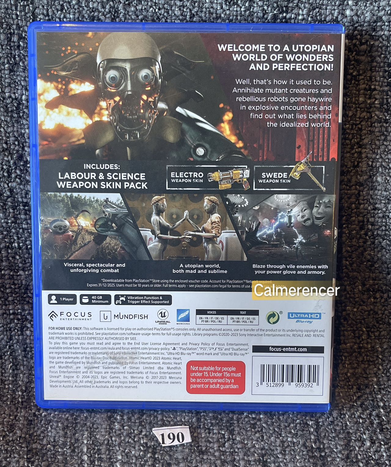 Atomic Heart Game - PS5 / Sony Playstation 5