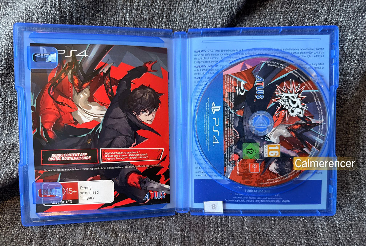 P5S Persona 5 Strikers Sony Playstation 4 (PS4) Game