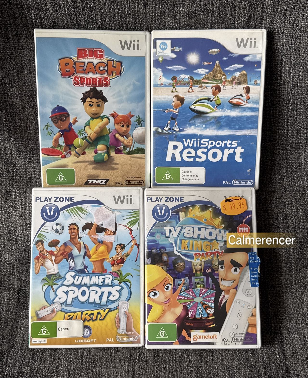 4x Games Bundle -  Nintendo Wii