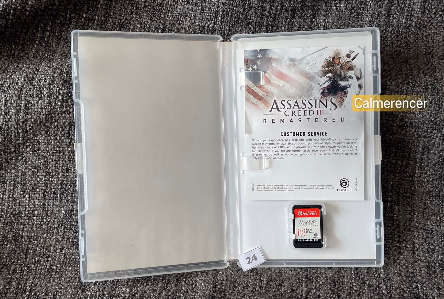 Assassins Creed 3 Remastered Game - Nintendo Switch