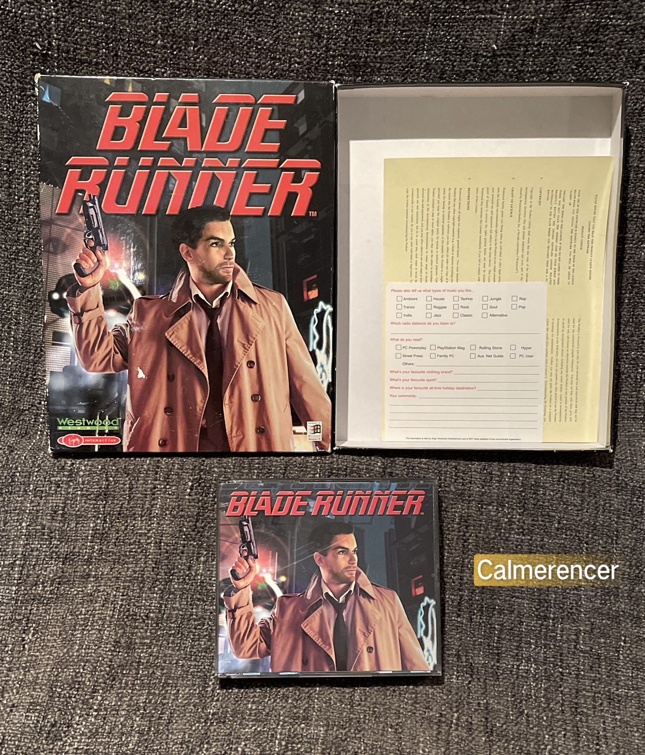 Blade Runner Game - PC - CD ROM - Big Box