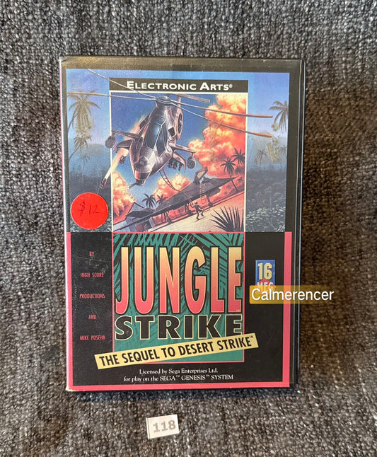 Jungle Strike Game - Sega Mega Drive