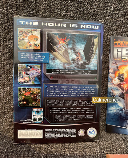 Command And Conquer Generals Zero Hour Expansion Pack Game - PC - CD ROM - Big Box