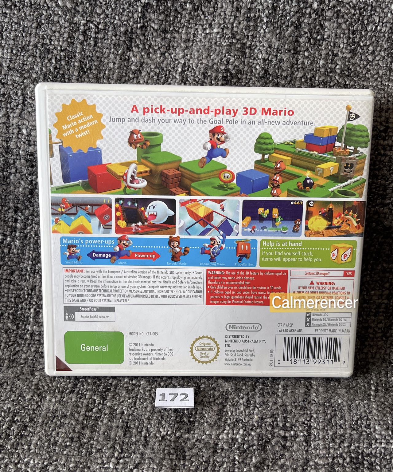 Super Mario 3D Land Game Nintendo 3DS