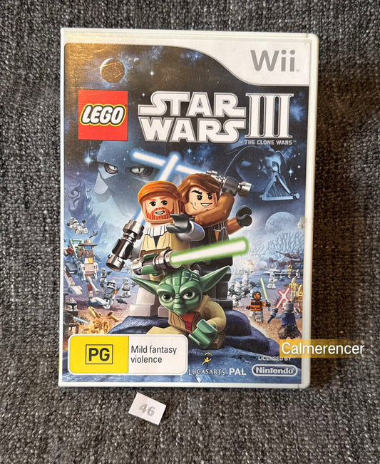 Lego Star Wars lll 3 The Clone Wars- Nintendo Wii game