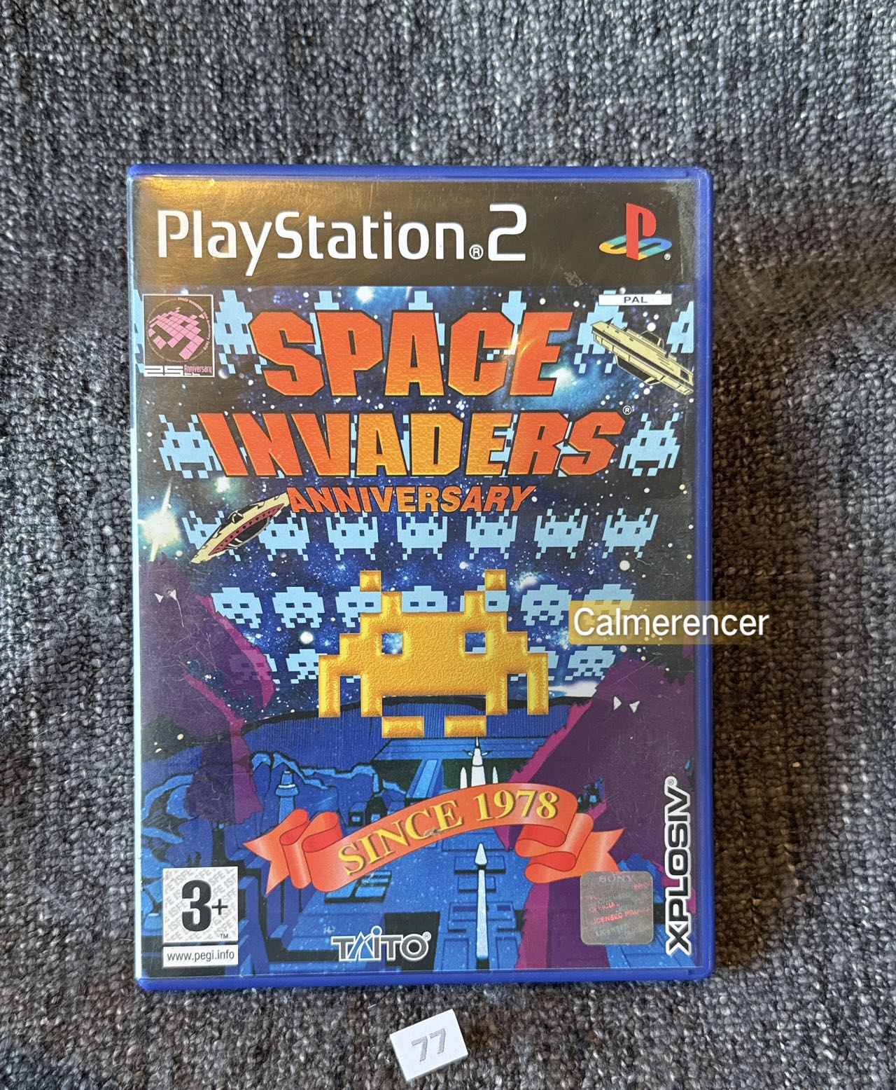 Space Invaders Anniversary Game- Sony PlayStation 2 (PS2)