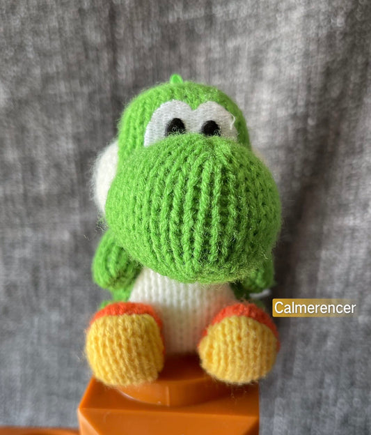 Green Yarn Yoshi Nintendo Amiibo