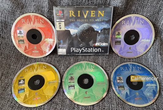 Riven The Sequel To Myst - Sony Playstation One (PS1) Game