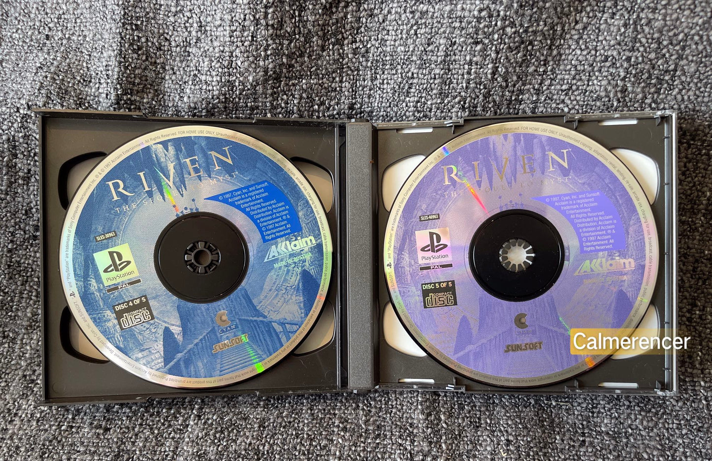 Riven The Sequel To Myst - Sony Playstation One (PS1) Game