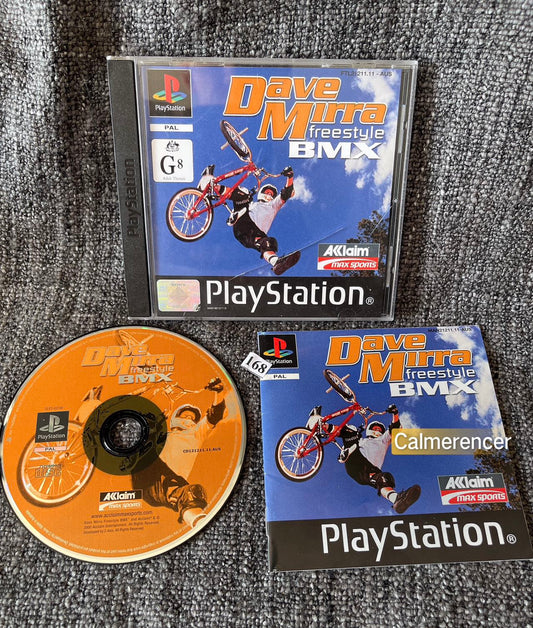 Dave Mirra Freestyle BMX - Sony Playstation One (PS1) Game