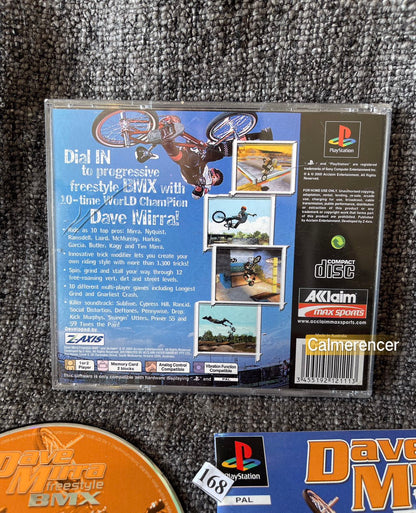 Dave Mirra Freestyle BMX - Sony Playstation One (PS1) Game