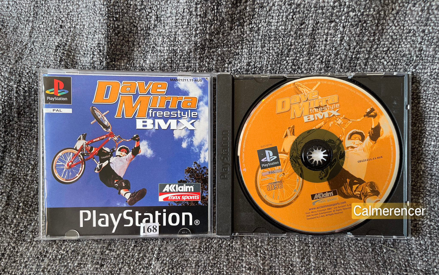 Dave Mirra Freestyle BMX - Sony Playstation One (PS1) Game