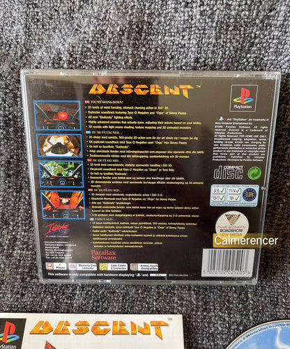 Descent In excellent condition - Sony Playstation One (PS1) Game