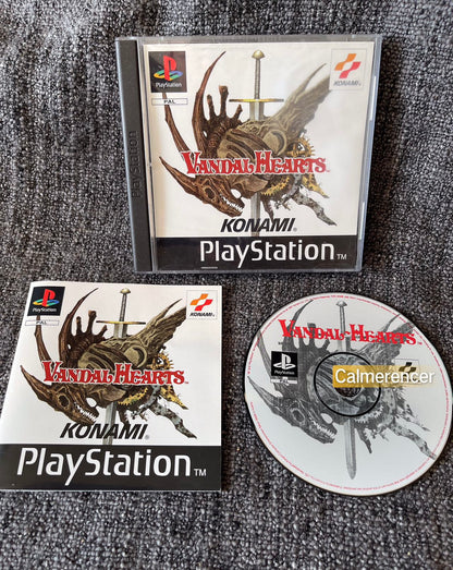 Vandal Hearts in overall excellent condition - Sony Playstation One (PS1) Game