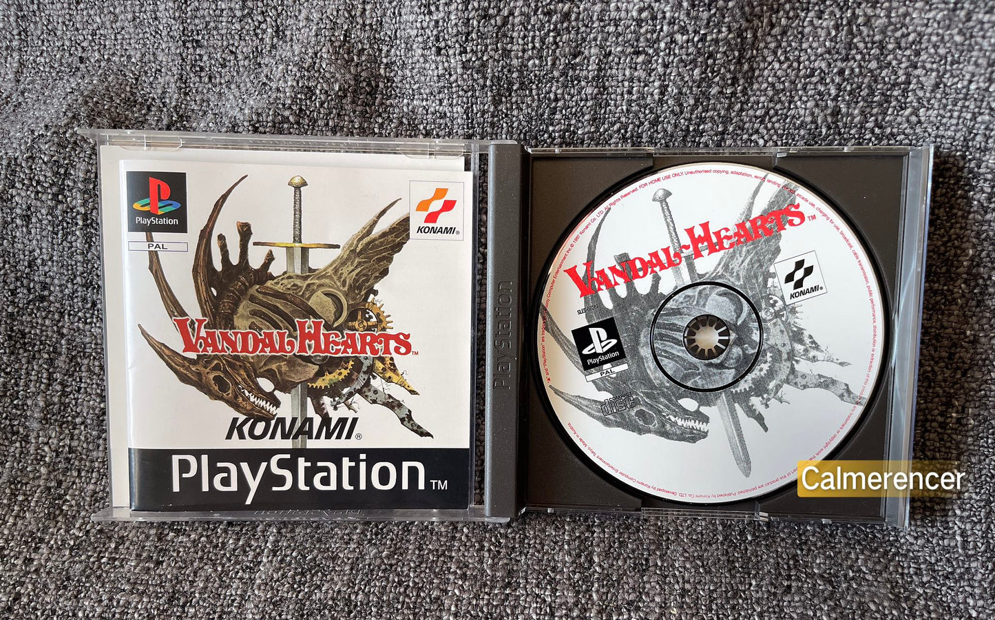 Vandal Hearts in overall excellent condition - Sony Playstation One (PS1) Game