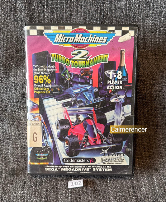 Micro Machines 2 Turbo Tournament Game - Sega Mega Drive