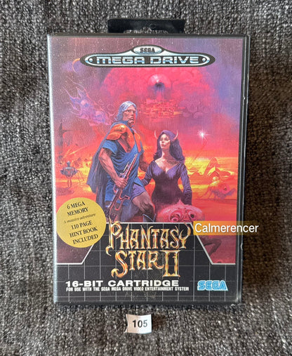 Phantasy Star ll 2  - Game - Sega Mega Drive