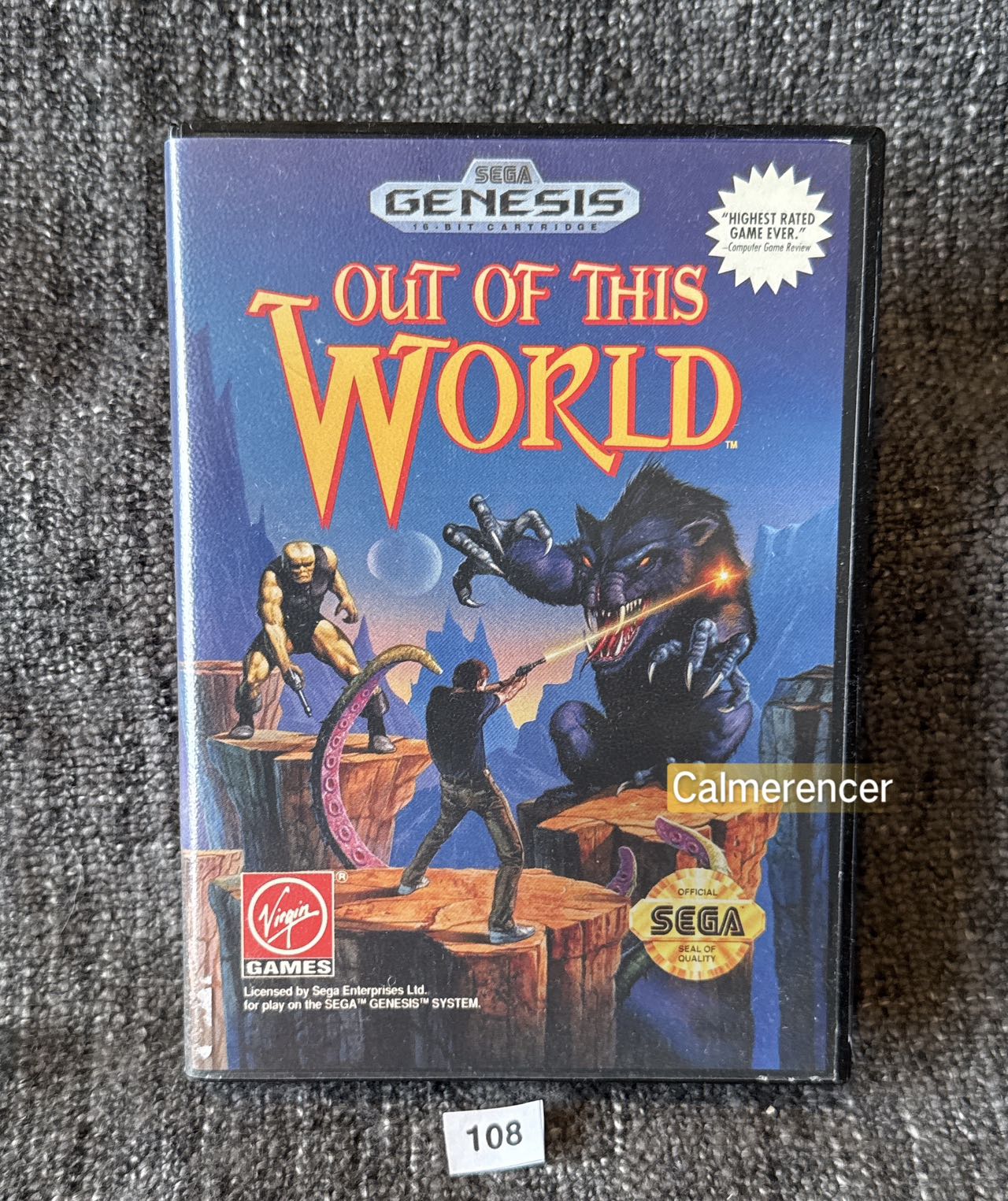 Out Of This World - Game - Sega Genesis