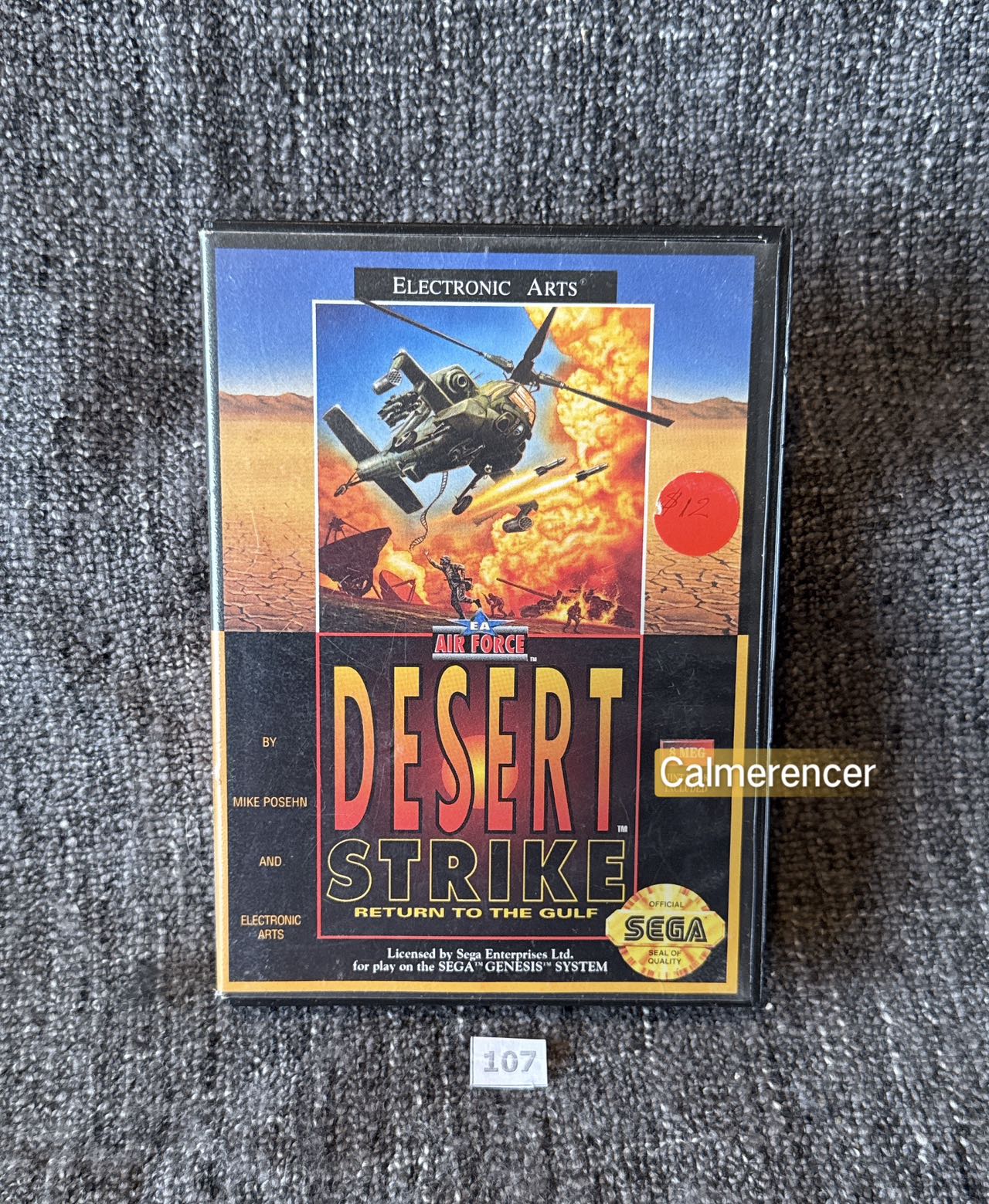 Desert Strike Return To The Golf- Game - Sega Mega Drive