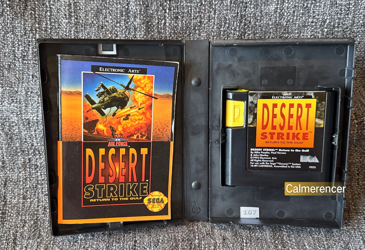 Desert Strike Return To The Golf- Game - Sega Mega Drive