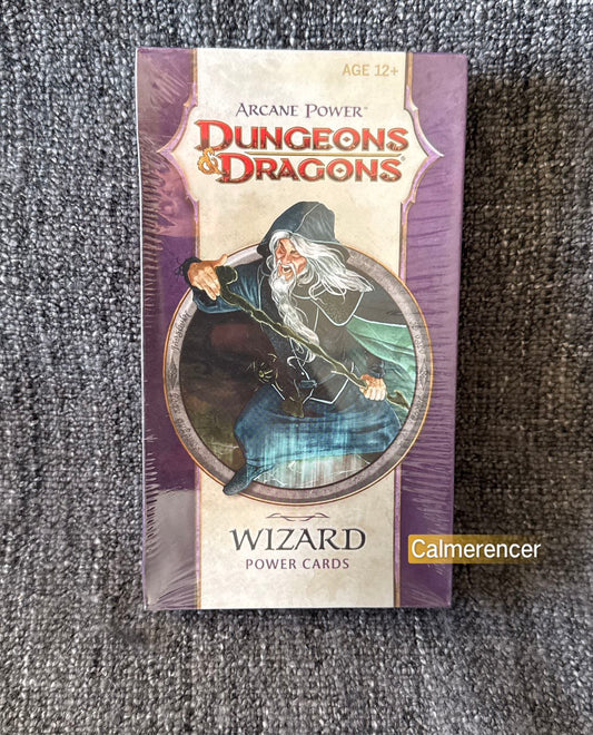 Brand New & Sealed Dungeons & Dragons Wizard Power Cards 2009 - 4E Wizards of the Coast