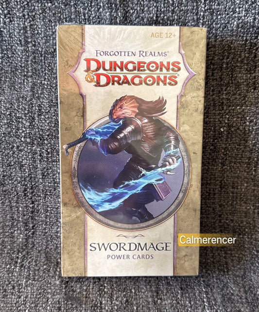 Brand New & Sealed Dungeons & Dragons Swordmage Power Cards 2009 - 4E Wizards of the Coast