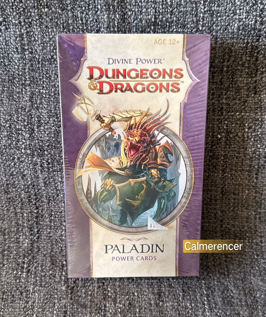 Brand New & Sealed Dungeons & Dragons Paladin Power Cards 2009 - 4E Wizards of the Coast