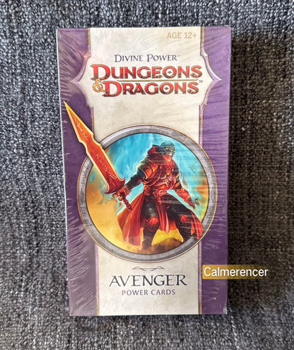 Brand New & Sealed Dungeons & Dragons Avenger Power Cards 2009 - 4E Wizards of the Coast