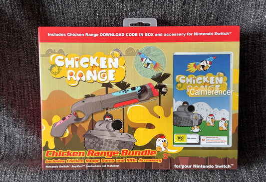 Chicken Range Digital Game with attachment Gun Switch Game  - Nintendo