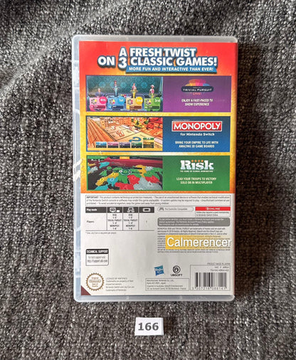 Game Night (Monopoly, Risk & Trivial Pursuit) Game - Nintendo Switch