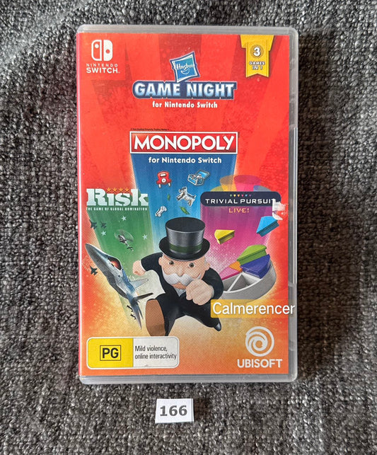 Game Night (Monopoly, Risk & Trivial Pursuit) Game - Nintendo Switch