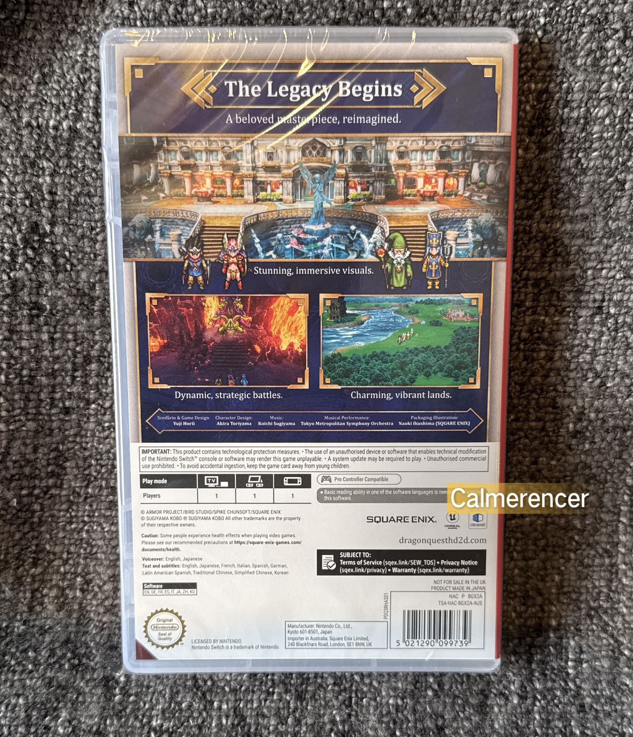 Dragon Quest lll 3 HD-2D Remake Sealed - Brand new Game - Nintendo Switch