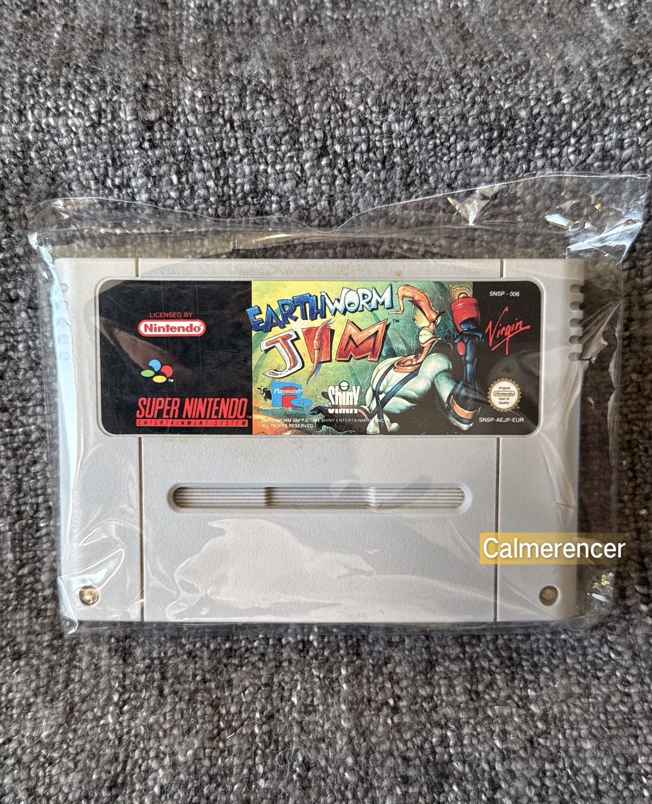 Earth Worm Jim Super Nintendo (Snes)