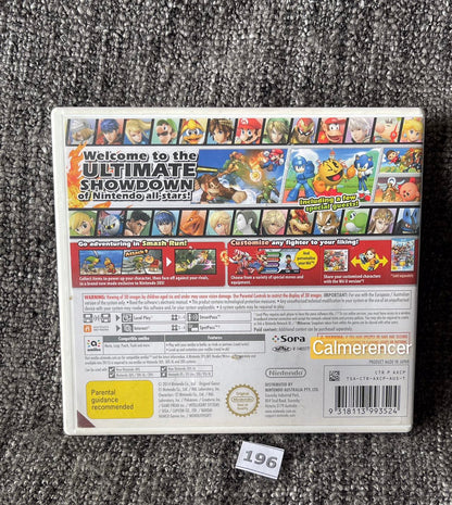 Super Smash Bros Game Nintendo 3DS