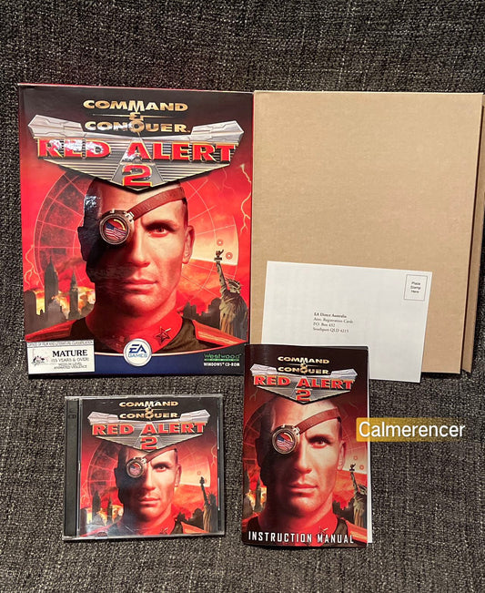 Command And Conquer Red Alert 2 Game - PC - CD ROM - Big Box