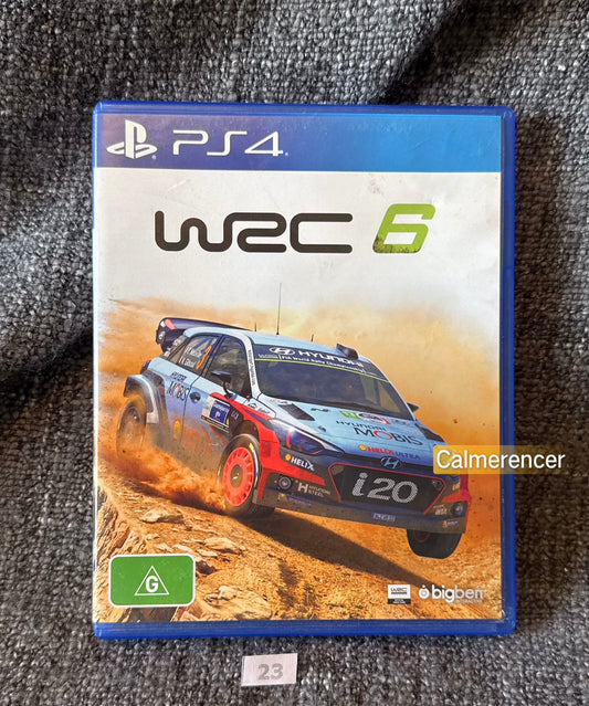 WRC 6 Sony Playstation 4 (PS4) Game