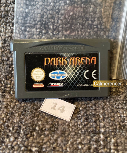 Dark Arena Game -Nintendo Gameboy Advance Cart GBA - Pal Version