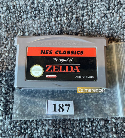 Nes Classics - The Legend of Zelda Game -Nintendo Gameboy Advance Cart GBA  - Pal Version