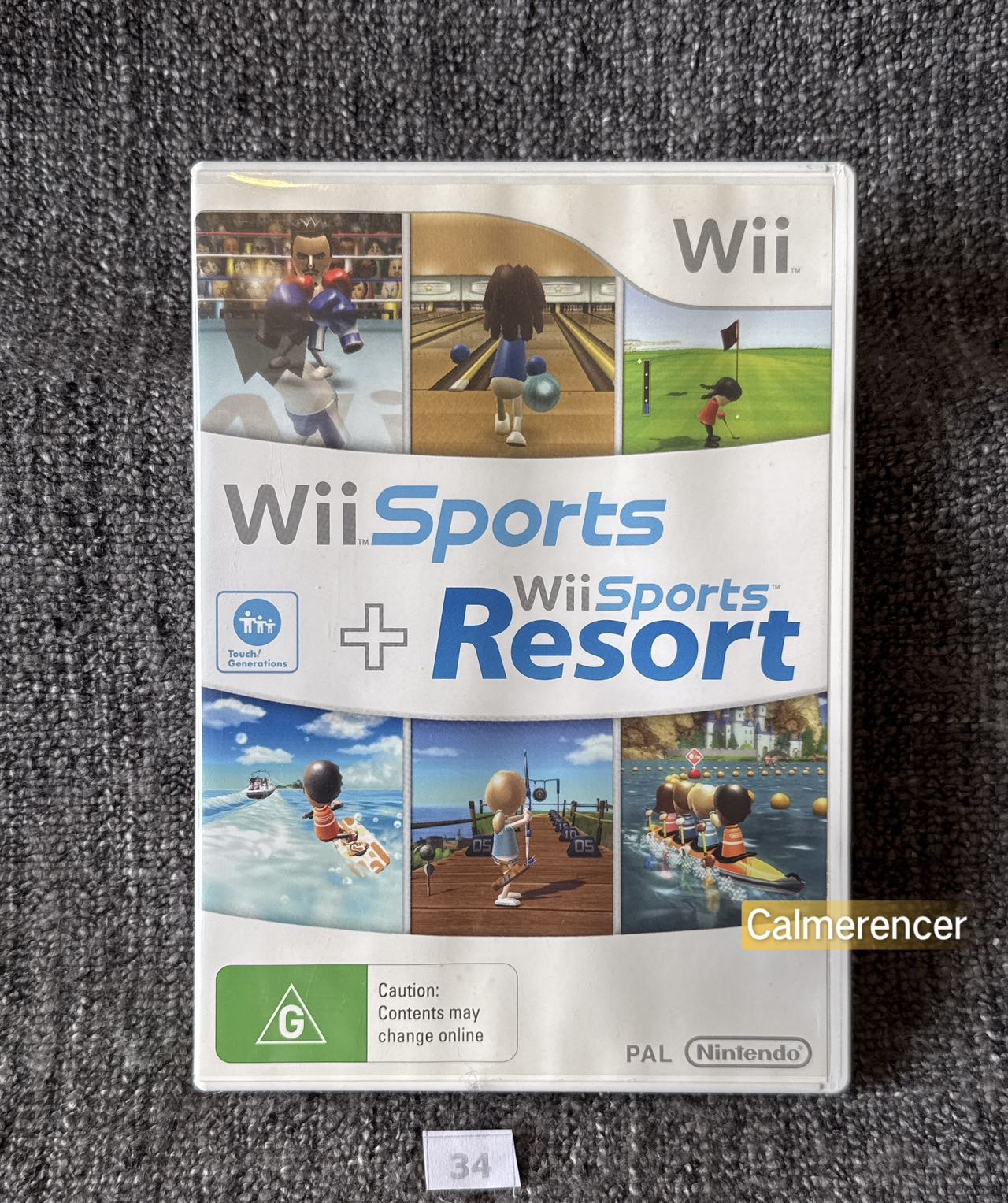 Wii Sports Resort + Wii Sports Combo Pack - Nintendo Wii game